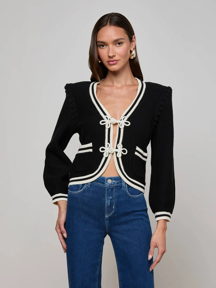 KAITO CROPPED CARDIGAN - L'AGENCE