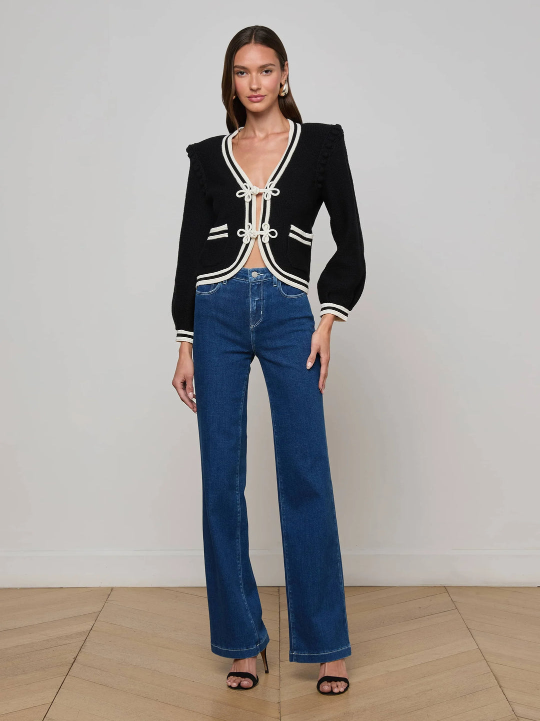 KAITO CROPPED CARDIGAN - L'AGENCE