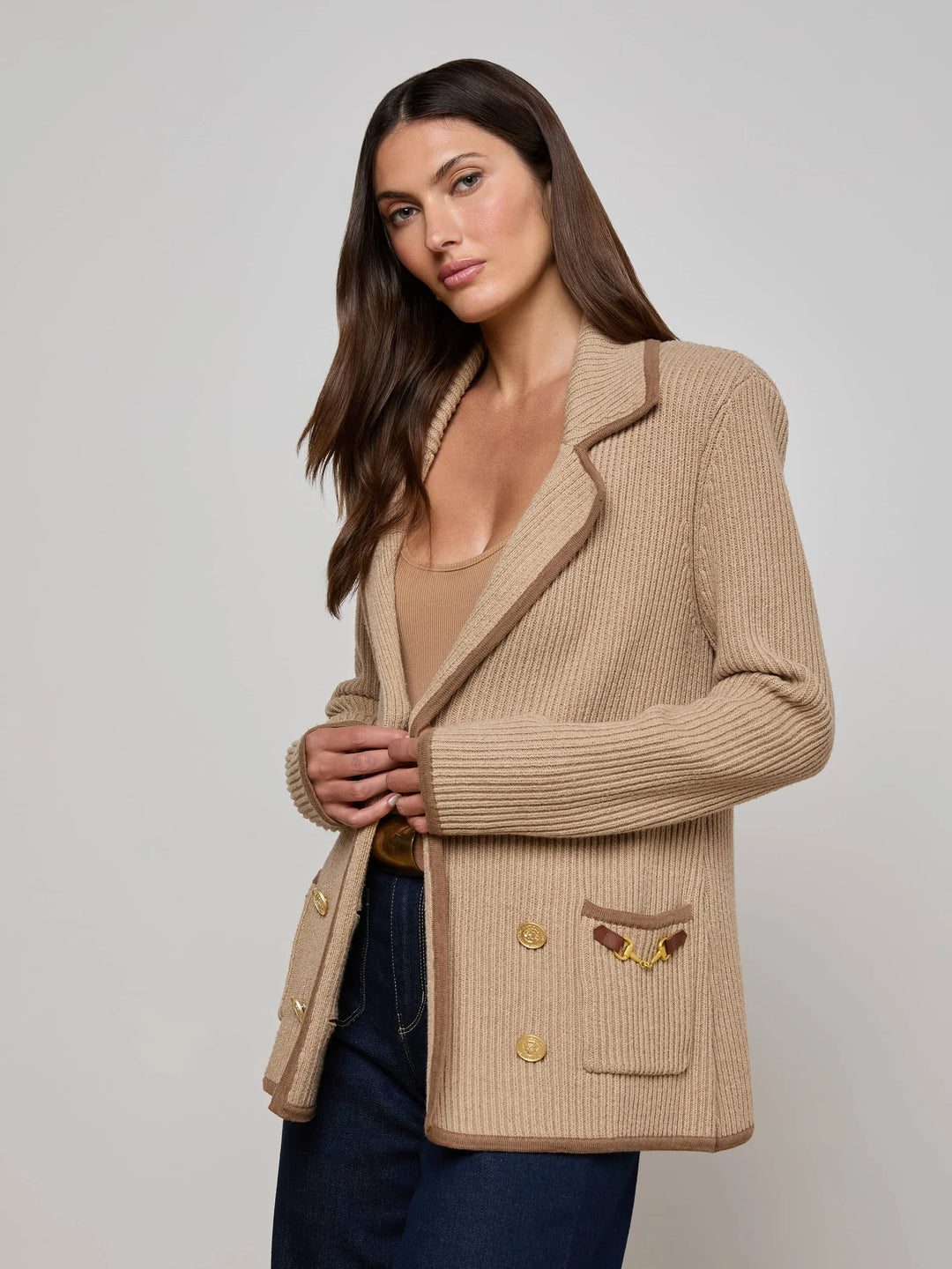 RANCH KNIT BLAZER - L'AGENCE