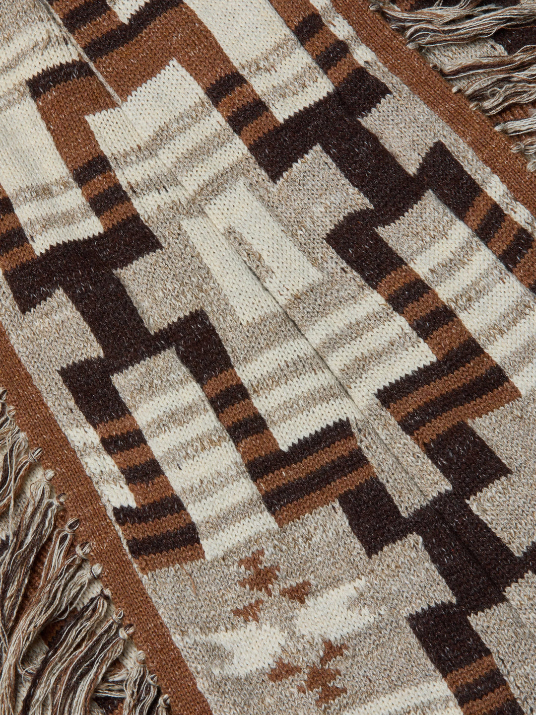 JAIR JACQUARD FRINGE CARDIGAN - L'AGENCE