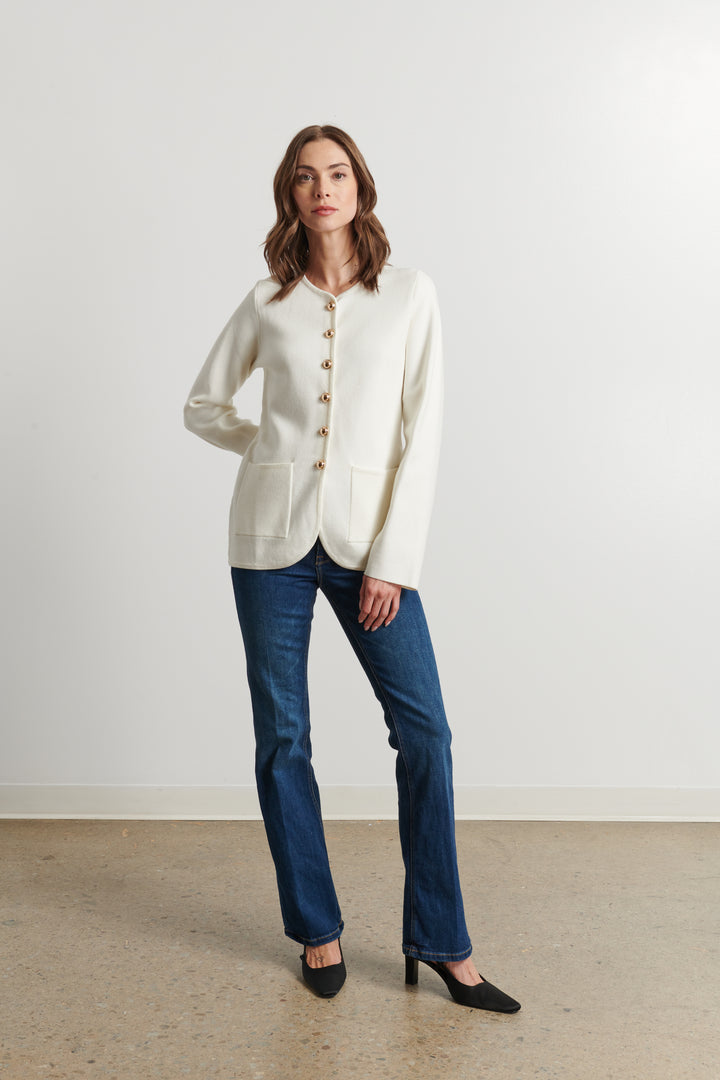RHETT PEPLUM SWEATER - LINE