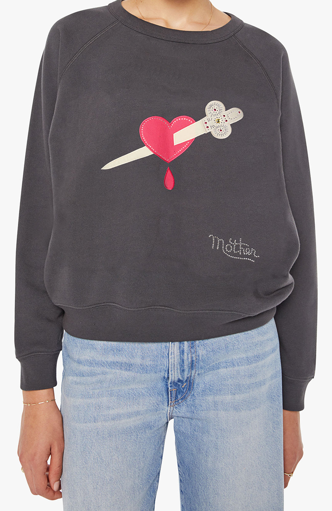 THE BIGGIE CONCERT SWEATSHIRT (HEART DAGGER) - MOTHER