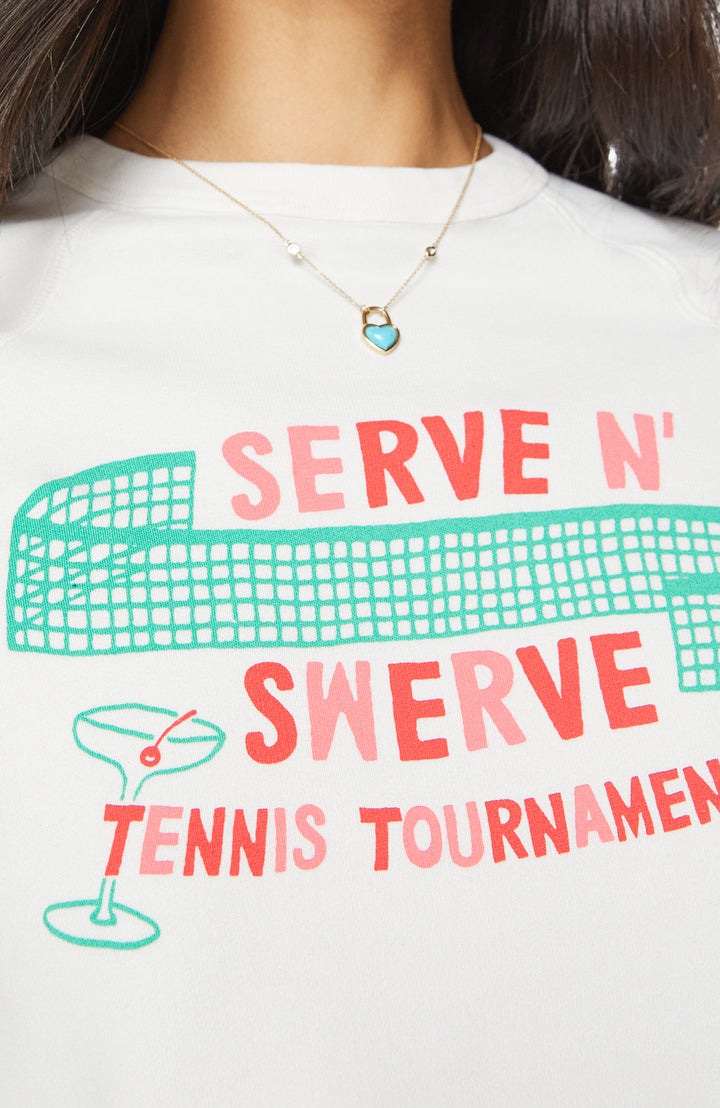 THE ITTY CONCERT SWEATSHIRT (SERVE N SWERVE) - MOTHER