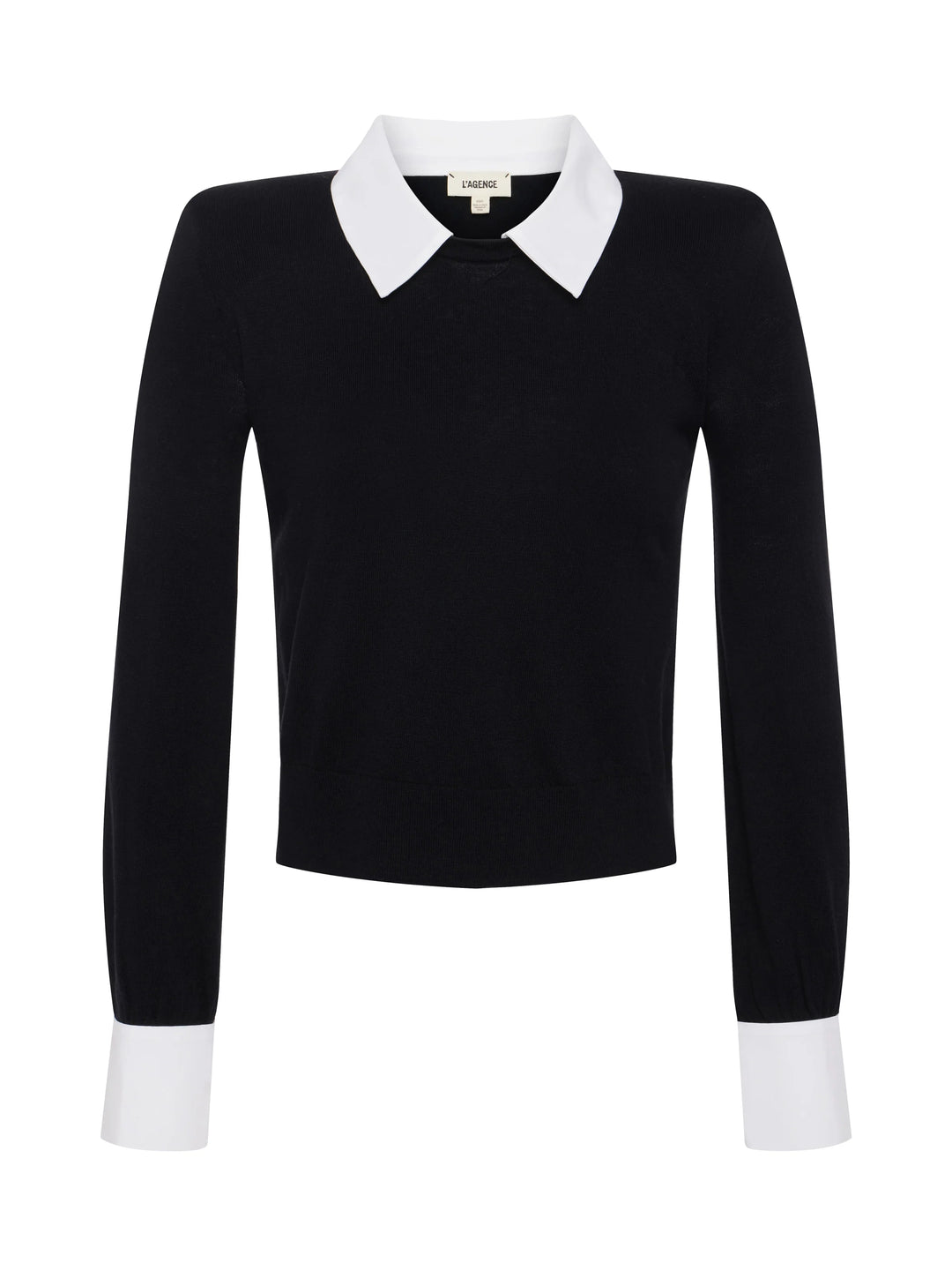 APRIL POPLIN COLLAR PULLOVER -L'AGENCE