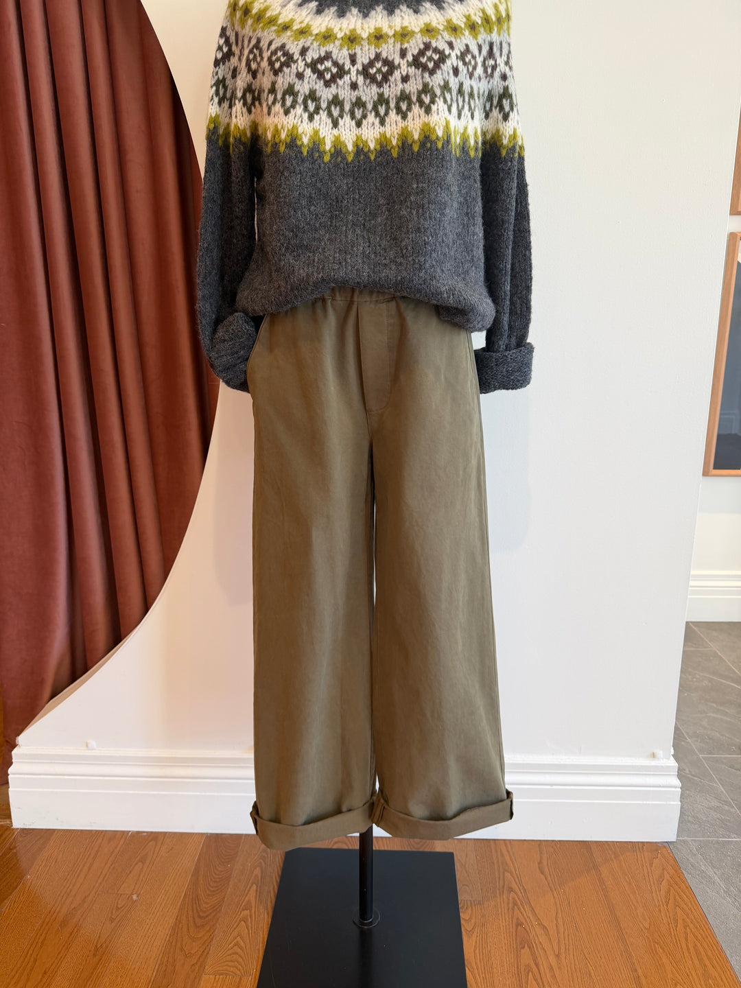 DESTINY PEACHED TWILL PANT (MUSK) - VELVET