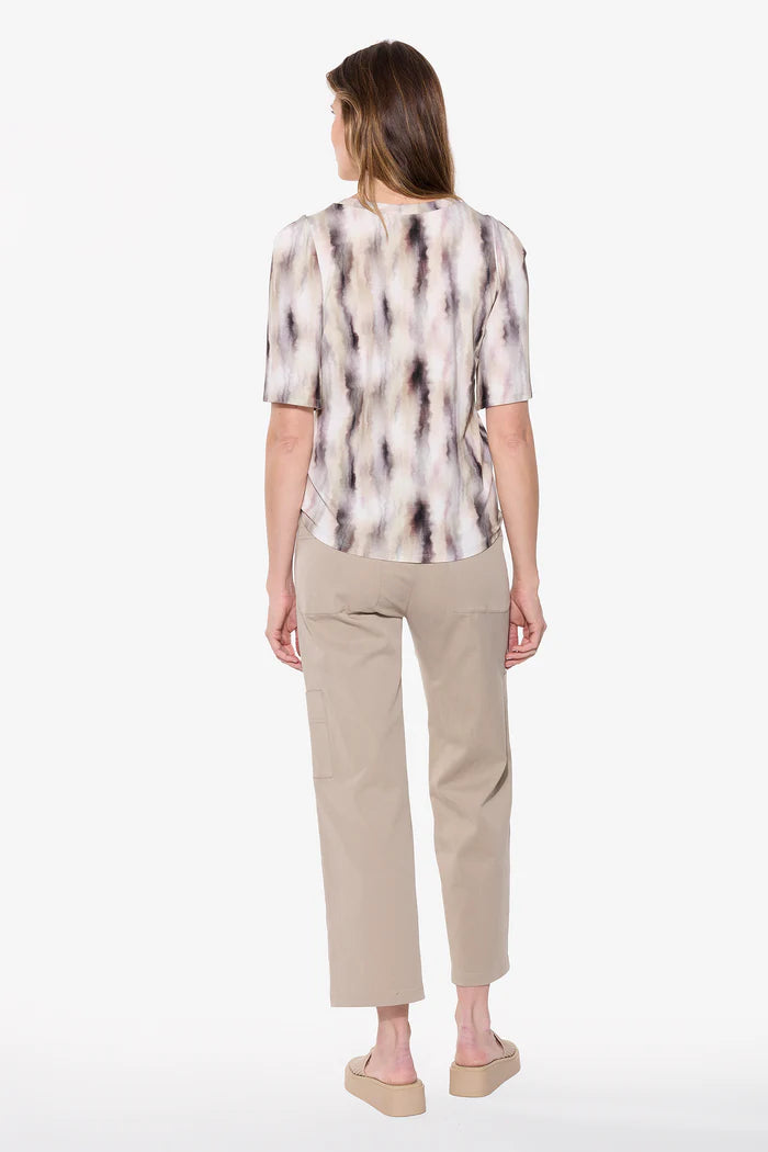 BUTTER TWILL CROP WIDE LEG (TAUPE) - BRENDA BEDDOME