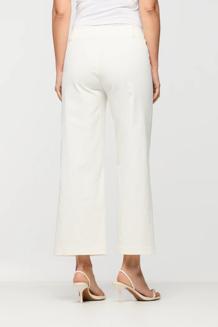 CROP MARINE PANT (OFF WHITE) - BRENDA BEDDOME