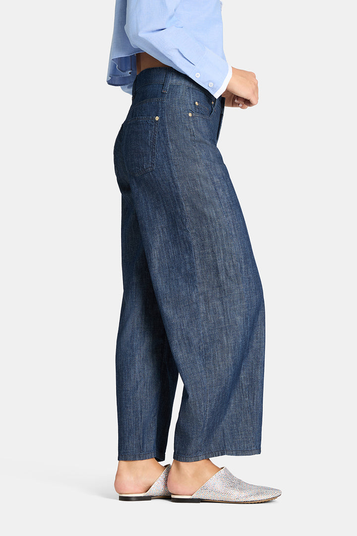 ORIA CROPPED BARREL JEAN (ECO RINSED) - CAMBIO