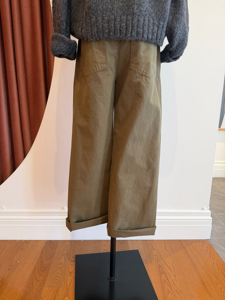 DESTINY PEACHED TWILL PANT (MUSK) - VELVET