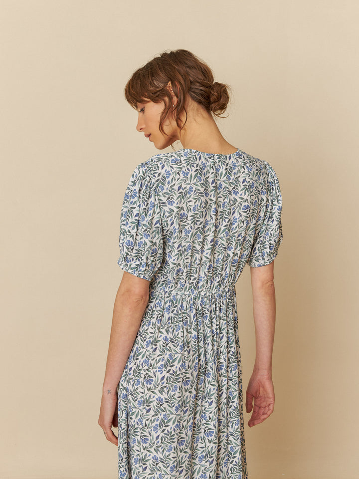 BOW NECK DRESS - INDI&COLD