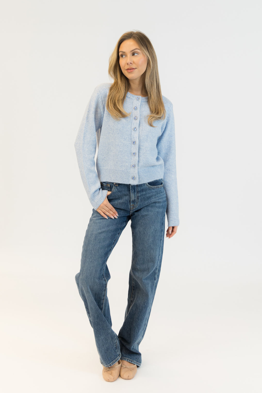 AISHA CRYSTAL CARDIGAN - LYLA + LUXE