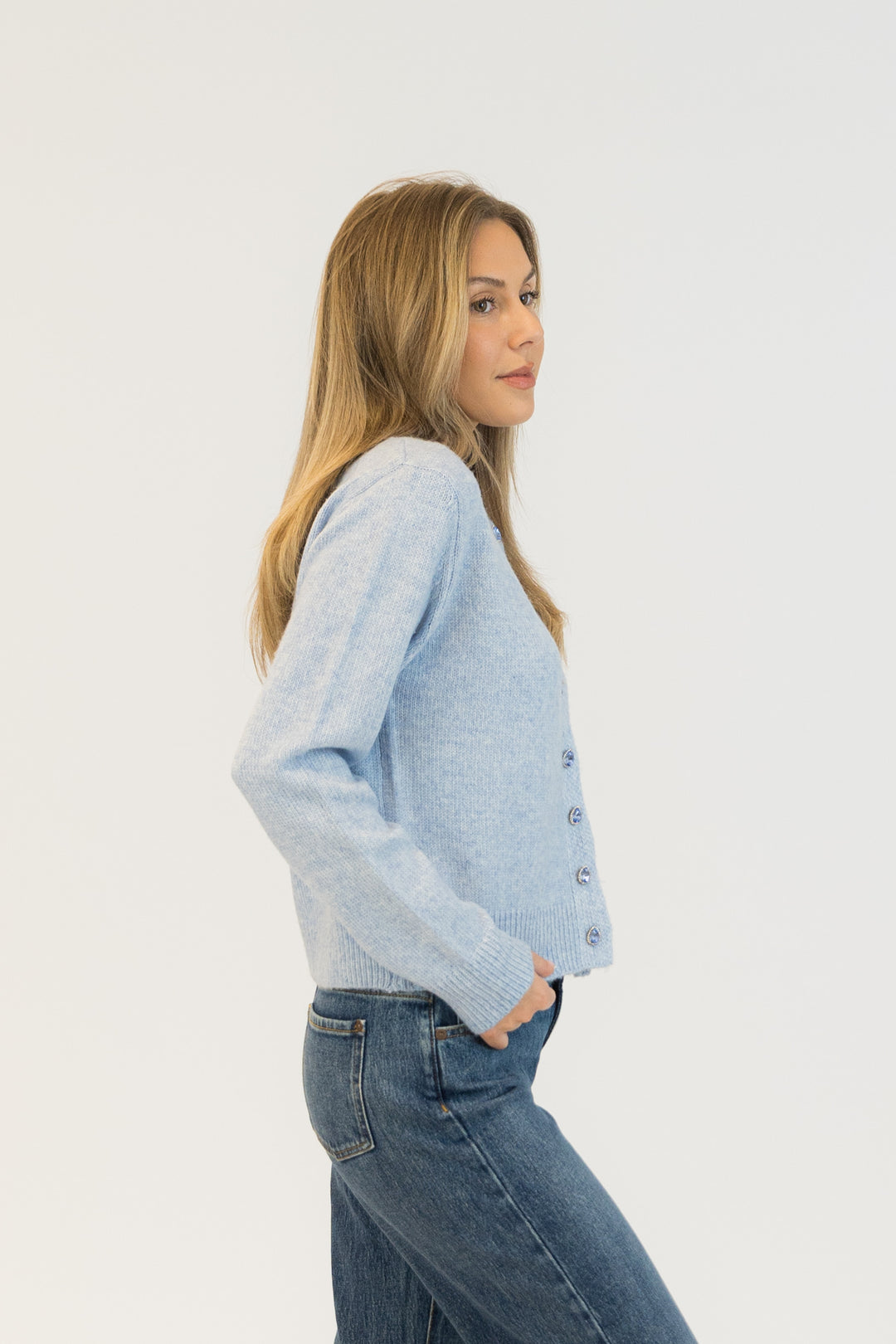 AISHA CRYSTAL CARDIGAN - LYLA + LUXE