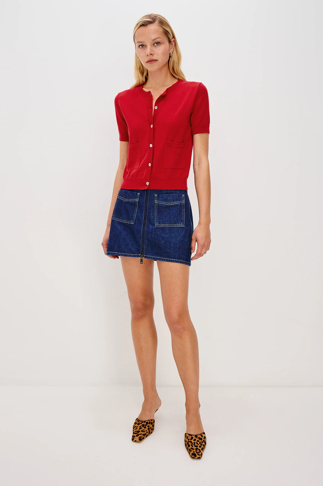 AISLEY SHORT SLEEVE SWEATER - RAILS