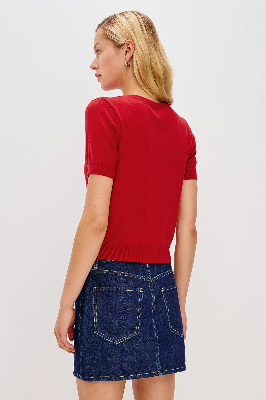 AISLEY SHORT SLEEVE SWEATER - RAILS