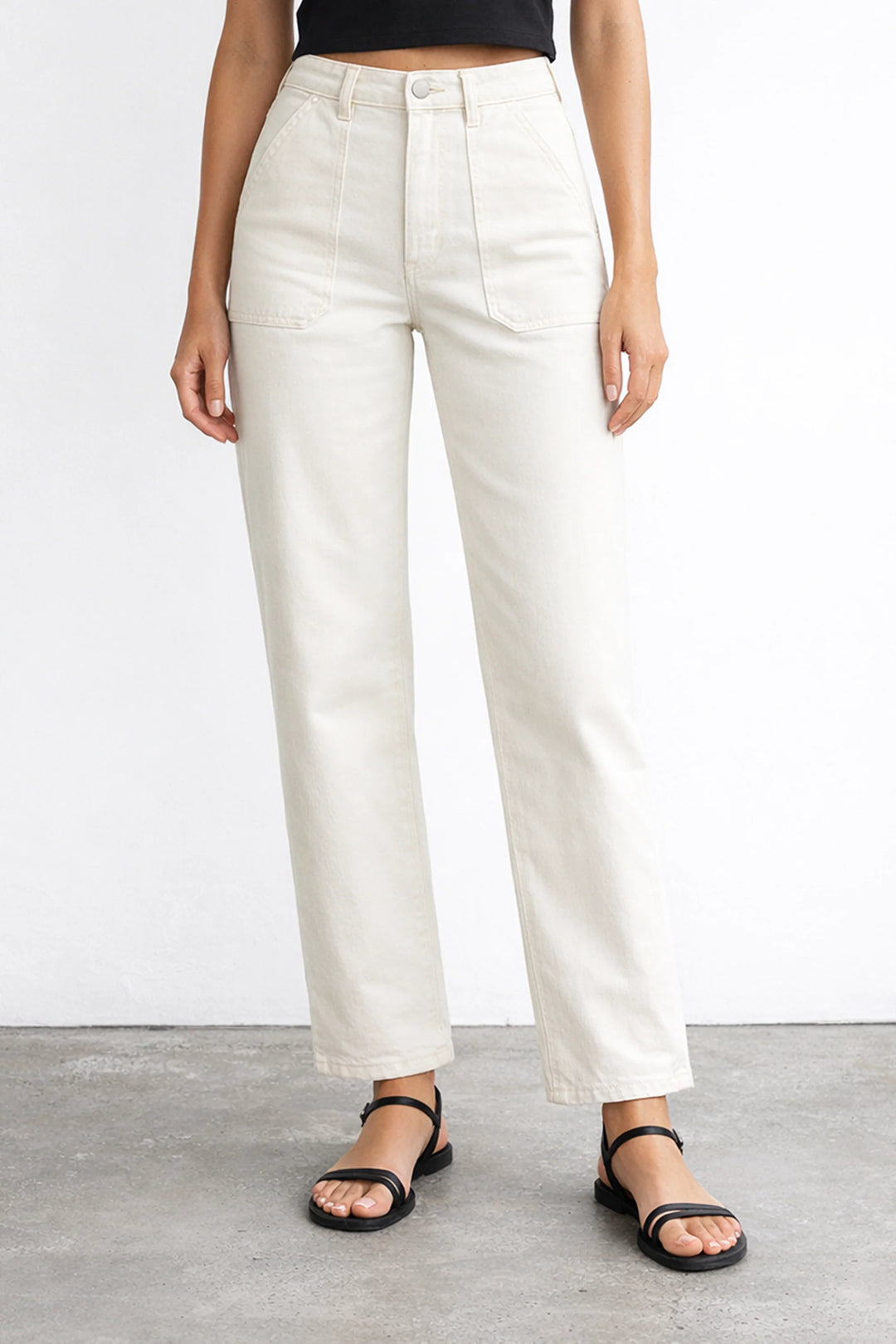 ALABAMA RELAXED FIT UTILITY JEAN (ECRU) - FIDELITY