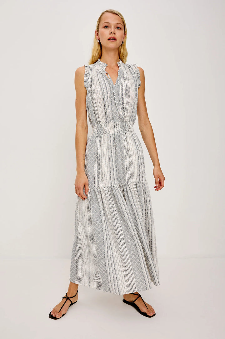 ALESSI MAXI DRESS (STRIPED EYELET) - RAILS