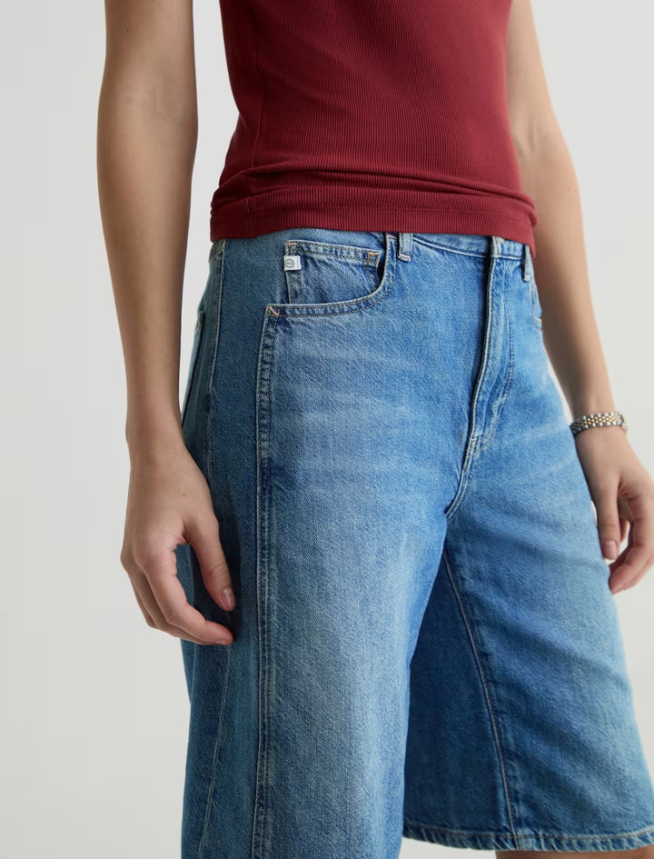 THALIA BERMUDA SHORT (GALAXY) - A.G. DENIM