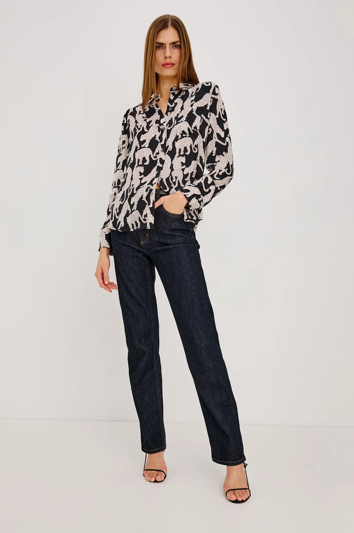 ALYSSA SHIRT (ONXY JAGUAR) - RAILS