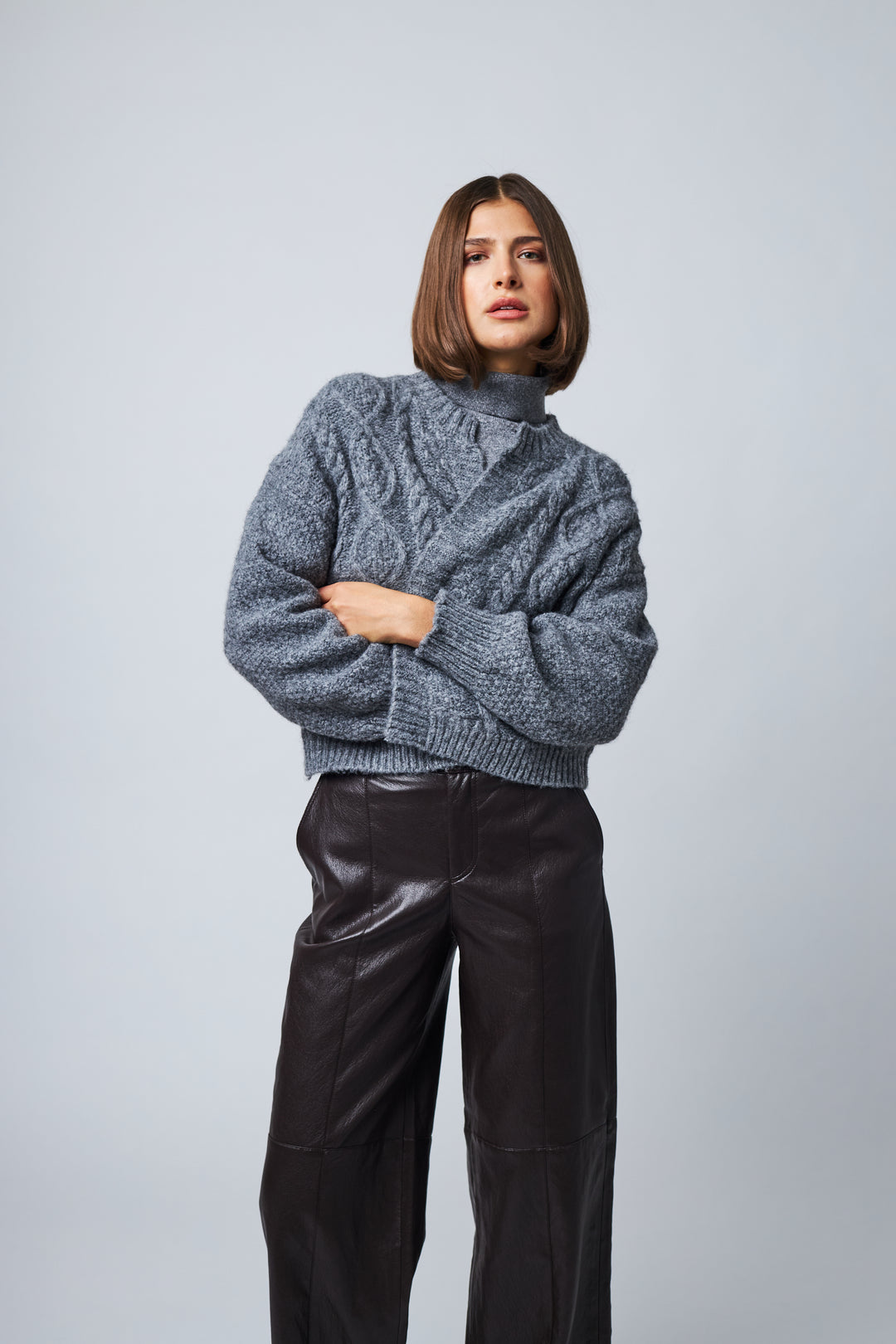 AMABELLA CARDIGAN (ROCKY SLATE) - LINE