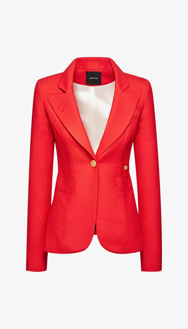 CLASSIC DUCHESS BLAZER (RED) - SMYTHE