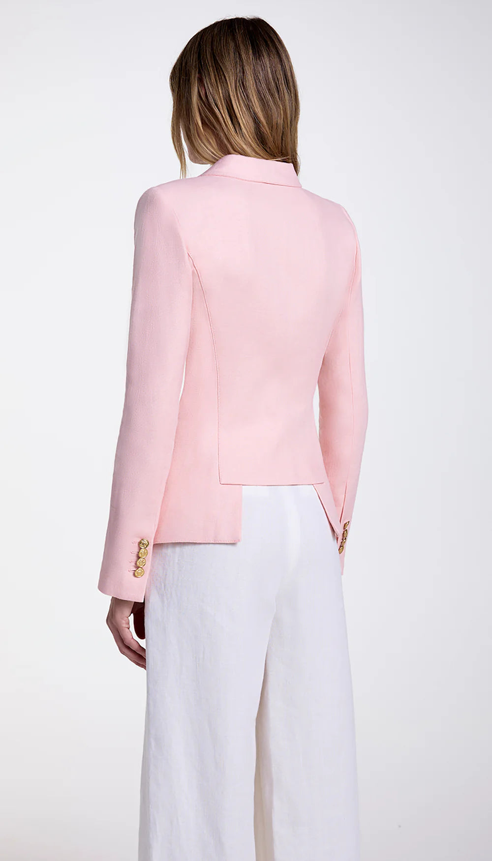 LINEN CLASSIC DUCHESS BLAZER (PINK) - SMYTHE