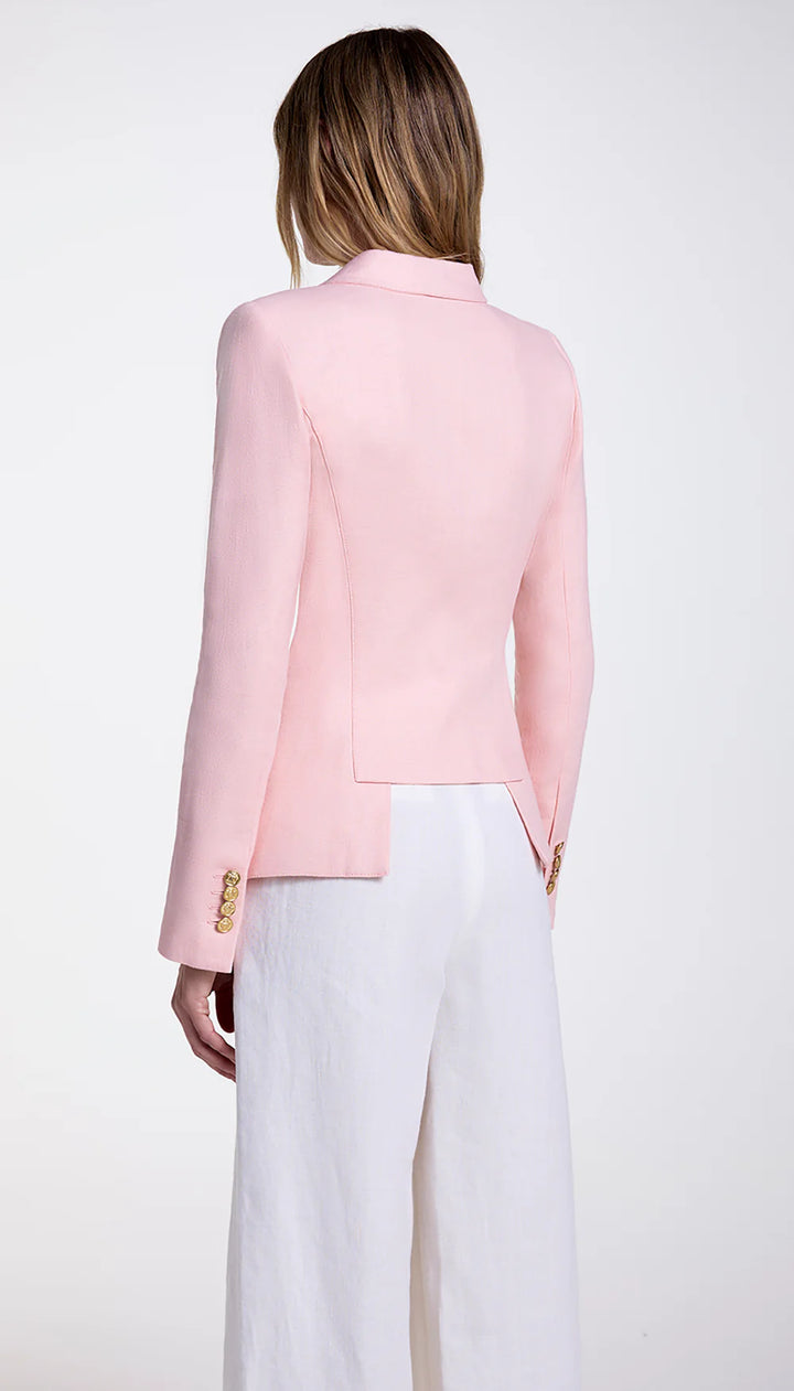 LINEN CLASSIC DUCHESS BLAZER (PINK) - SMYTHE