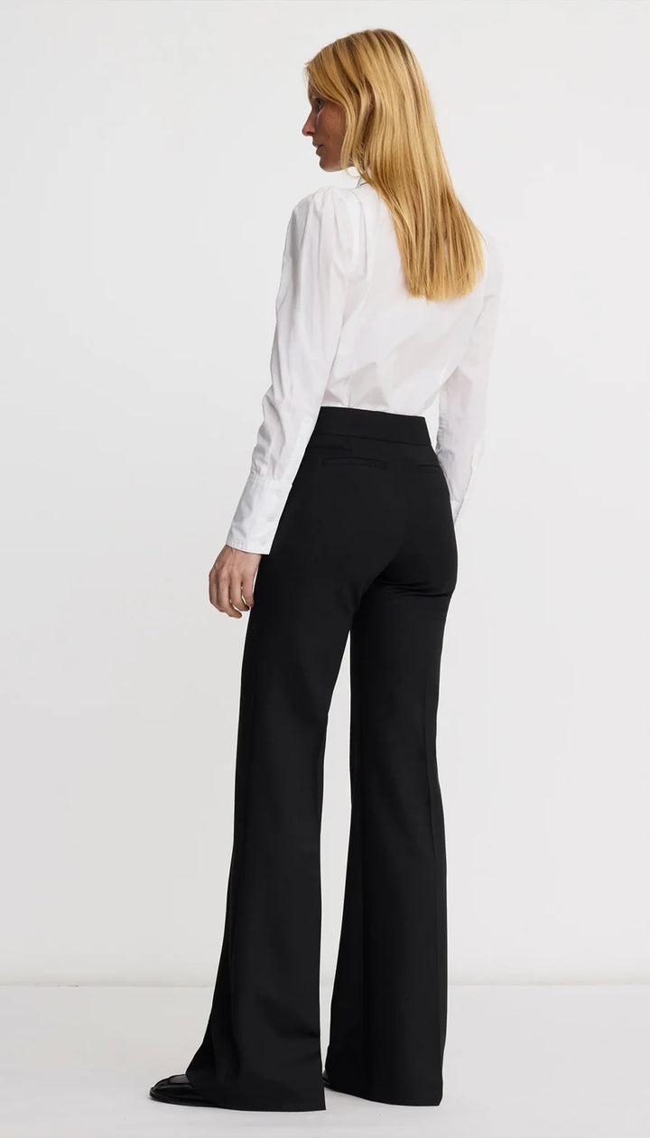 LISBON STRAIGHT LEG PANT (BLACK) - SMYTHE