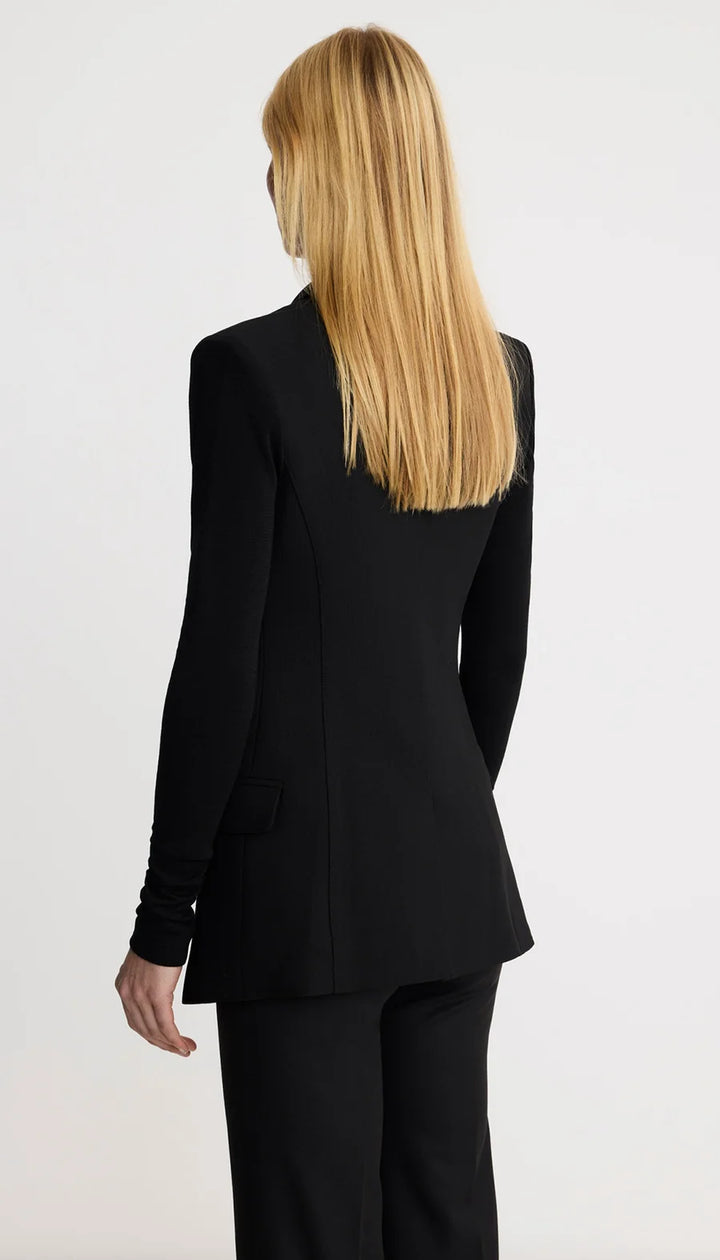 NOT A DB BLAZER WITH JERSEY SLEEVES (BLACK) - SMYTHE