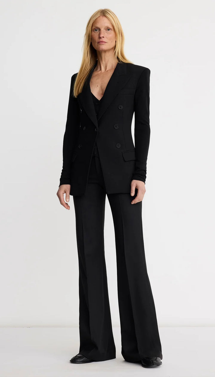 NOT A DB BLAZER WITH JERSEY SLEEVES (BLACK) - SMYTHE