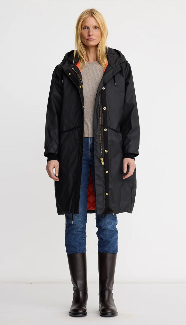 DARK AND STORMY COAT (BLACK) - SMYTHE