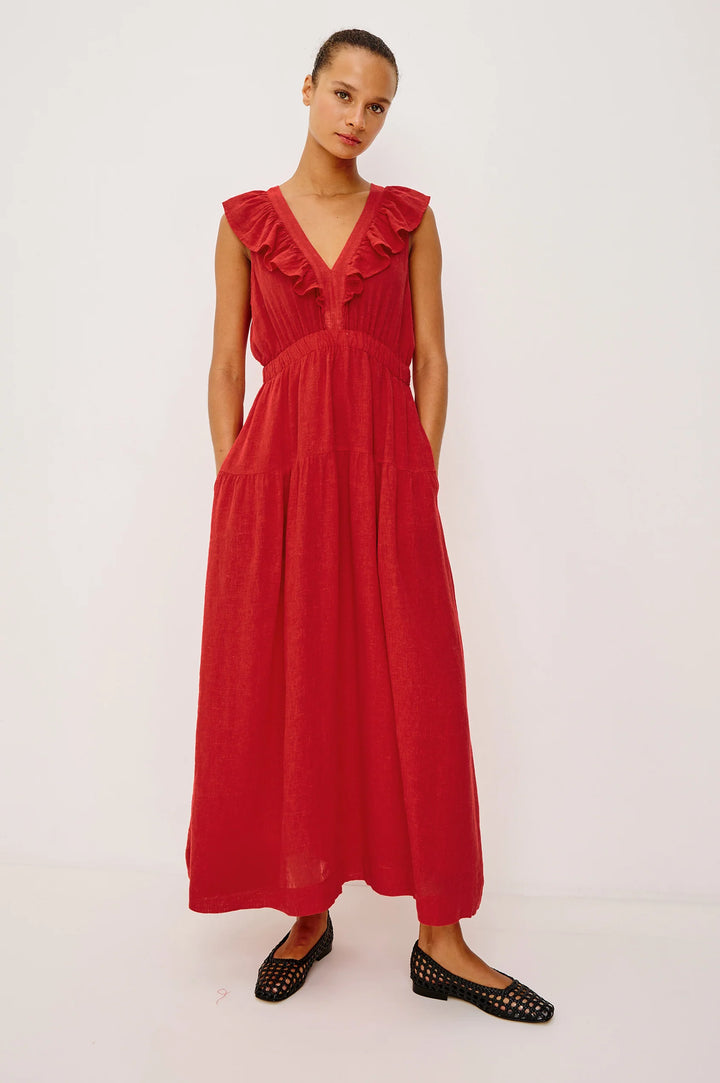 BEAUX MAXI DRESS (TOMATO) - RAILS