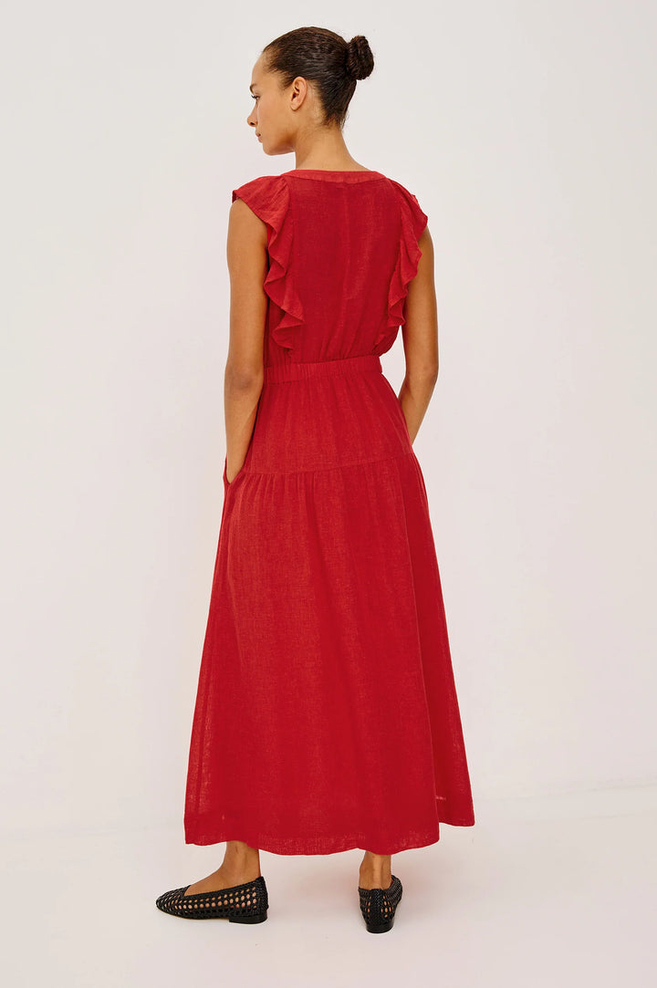 BEAUX MAXI DRESS (TOMATO) - RAILS