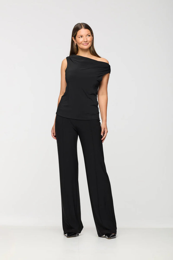 LUXE JERSEY ON/OFF SHOULDER TOP (BLACK) - BRENDA BEDDOME
