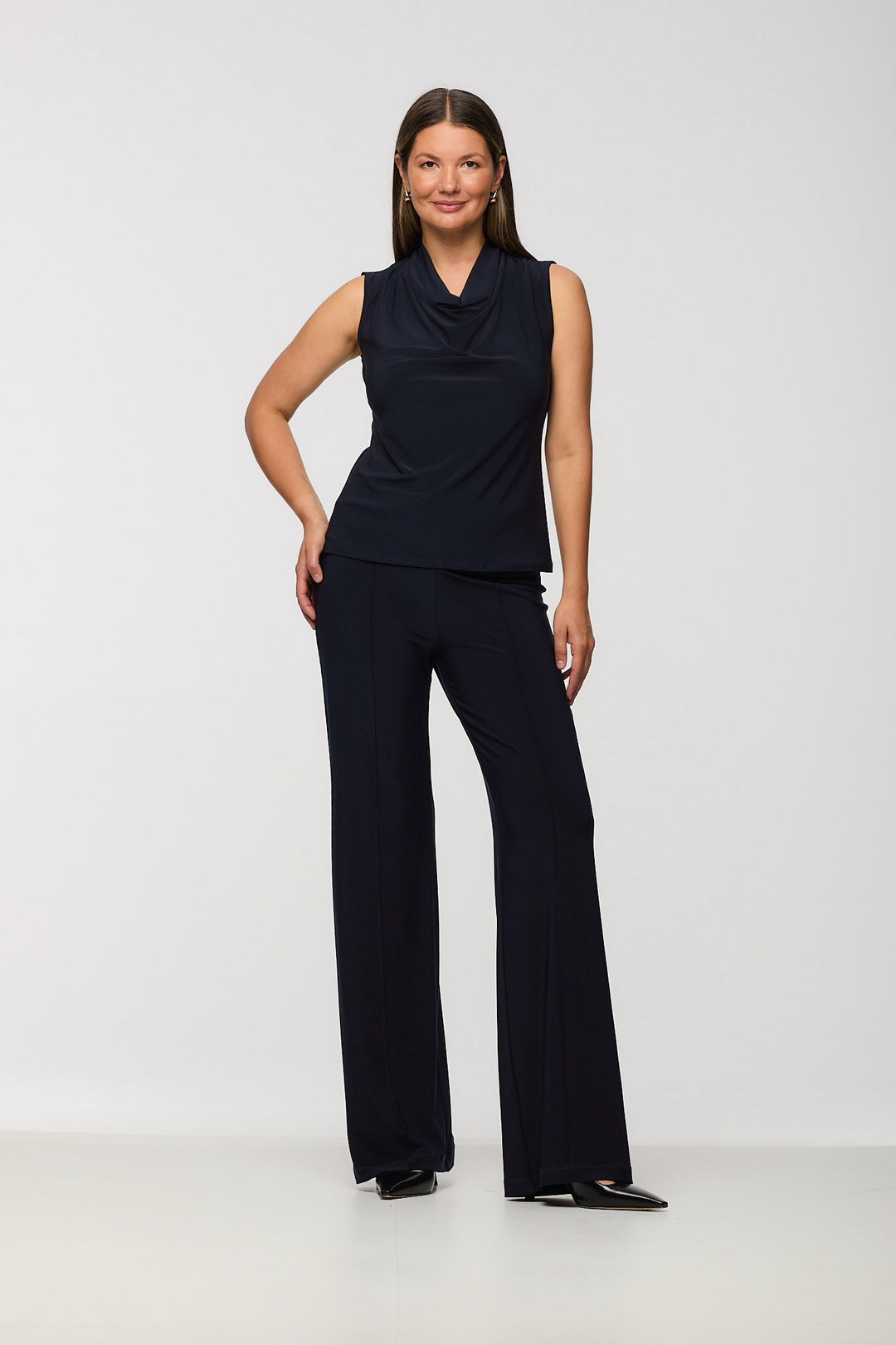 FLOW COWL NECK TOP - BRENDA BEDDOME