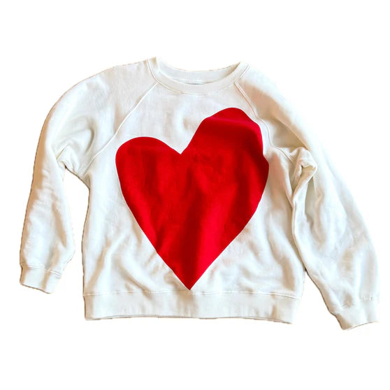 BENTON IMPERFECT HEART SWEATSHIRT - KERRI ROSENTHAL