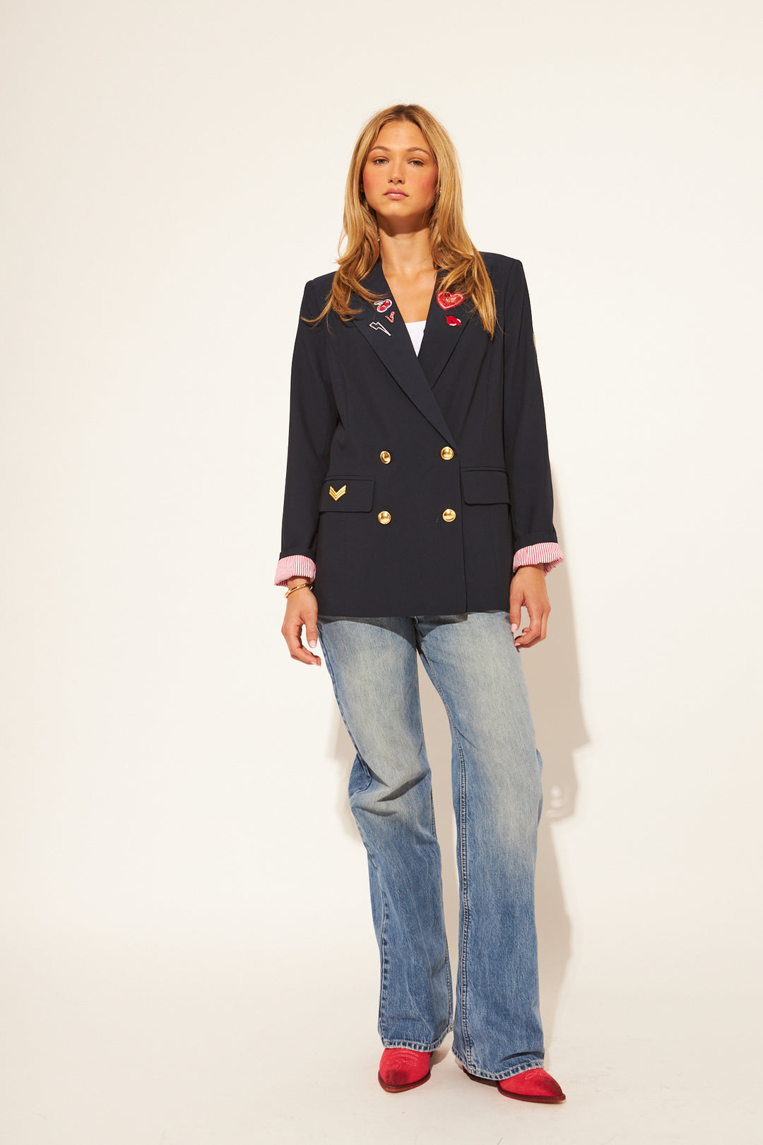 BLAINE EMBELLISHED BLAZER - JOHN+JENN
