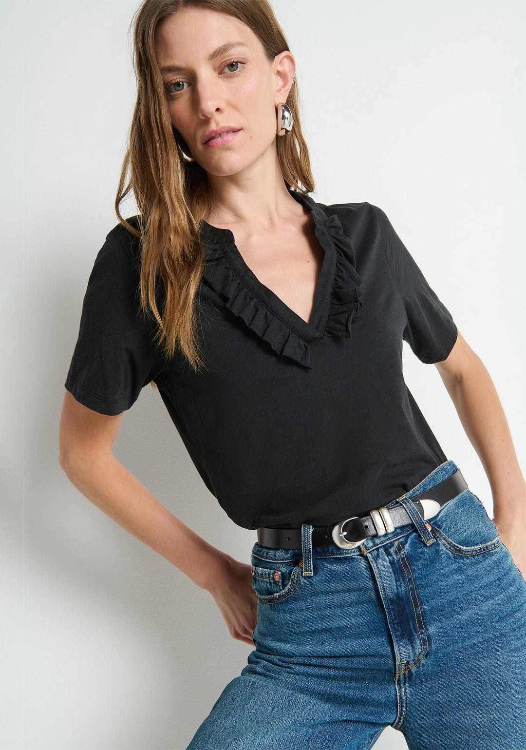 BLONDIE TOP (JET BLACK) - NATION