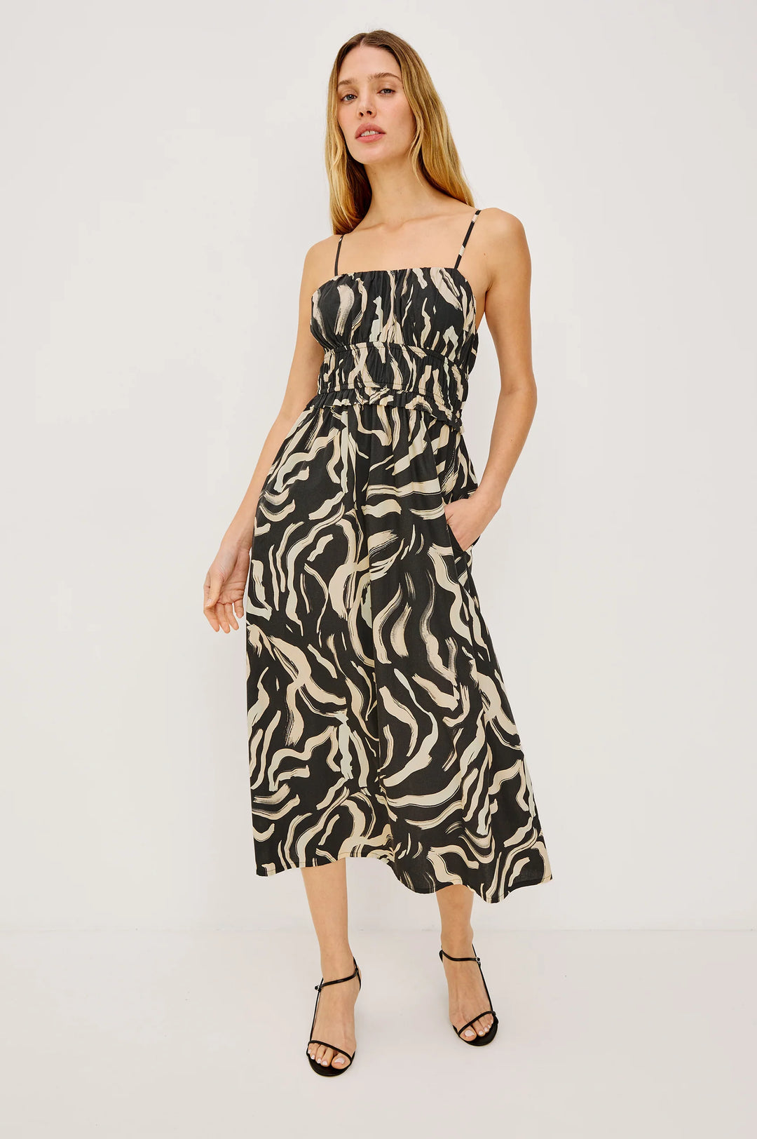 BREEZE POPLIN MAXI DRESS (CAICOS) - RAILS