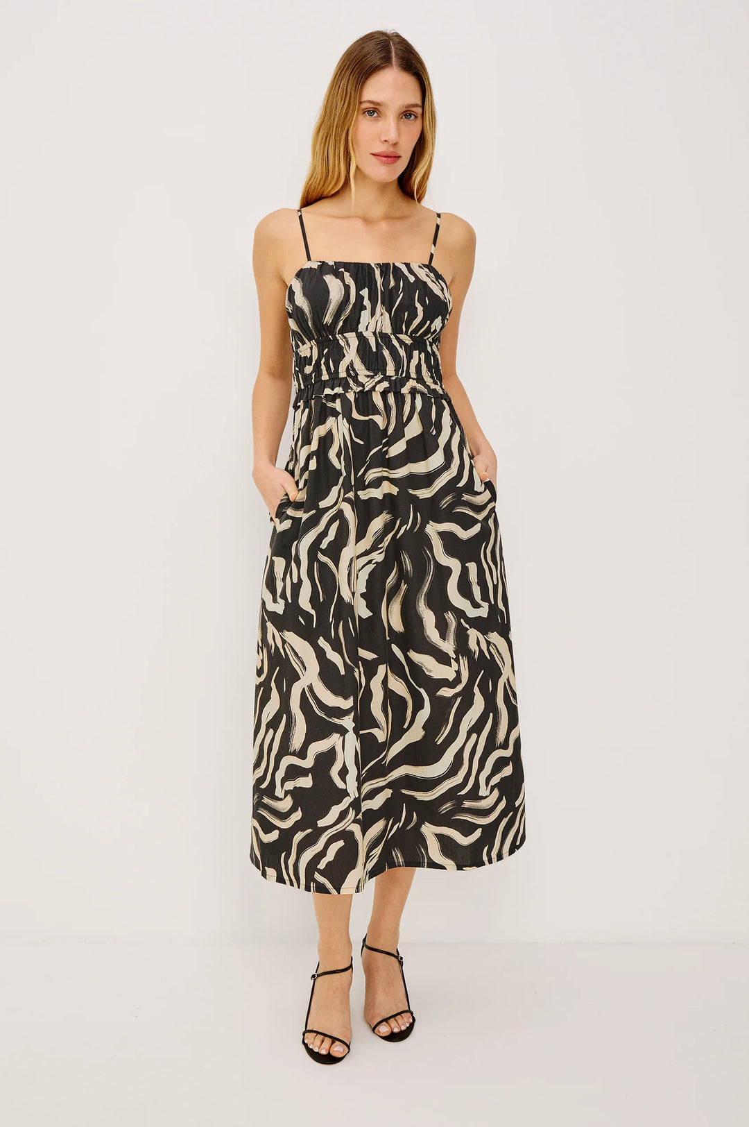 BREEZE POPLIN MAXI DRESS (CAICOS) - RAILS