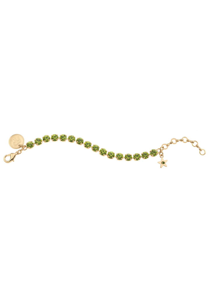 BIRTHSTONE BRACELET (AUGUST/PERIDOT) - REBEKAH PRICE