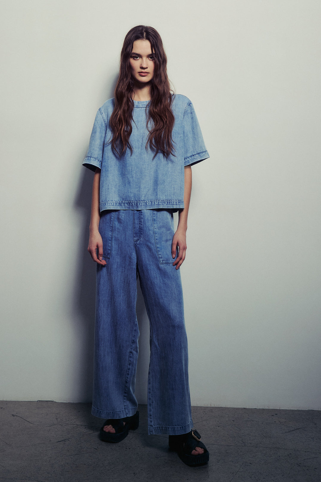 CALYPSO DENIM TOP - MELISSA NEPTON