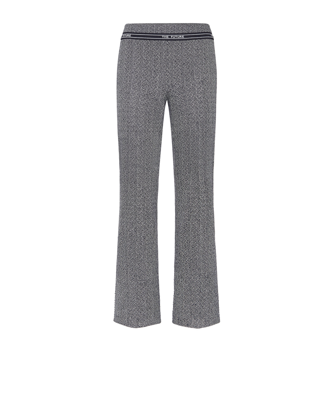 FAITH HERRINGBONE PRINT PANT - CAMBIO