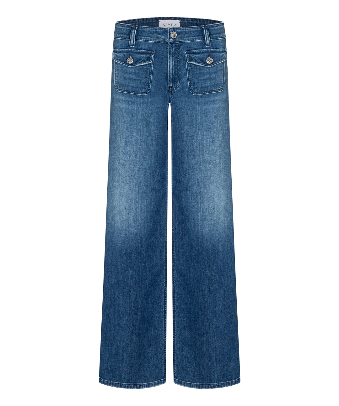 AIMEE PATCHED POCKET JEANS - CAMBIO