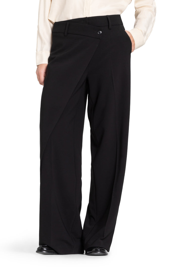 ANAIS WRAP FRONT PANT (BLACK) - CAMBIO