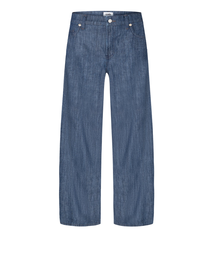 ORIA CROPPED BARREL JEAN (ECO RINSED) - CAMBIO