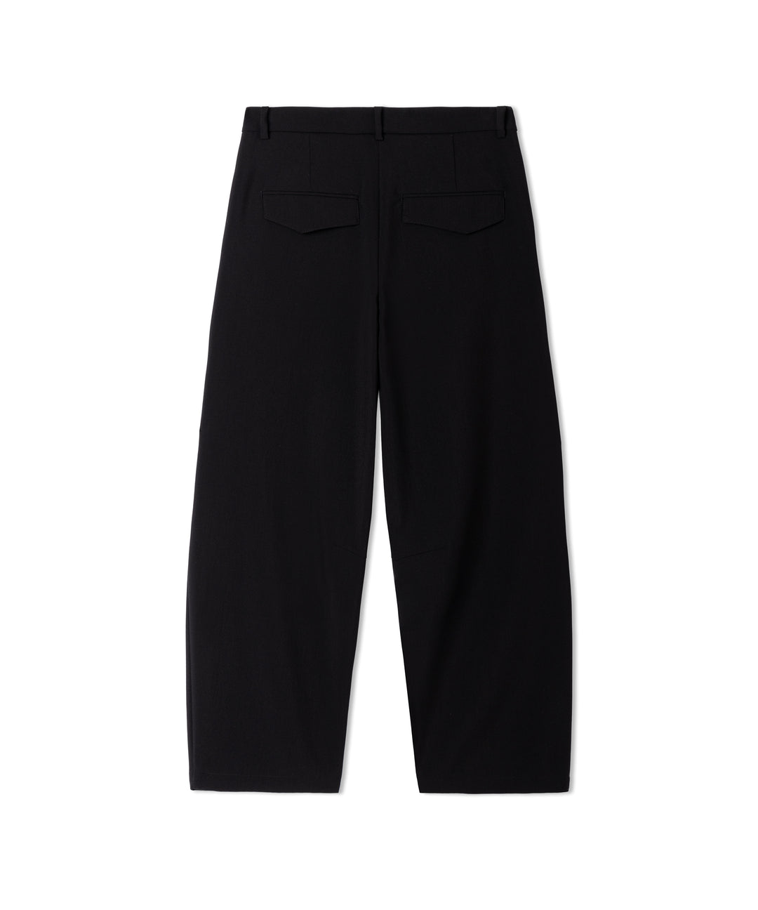 EDITA BARREL CROPPED PANT (BLACK) - CAMBIO