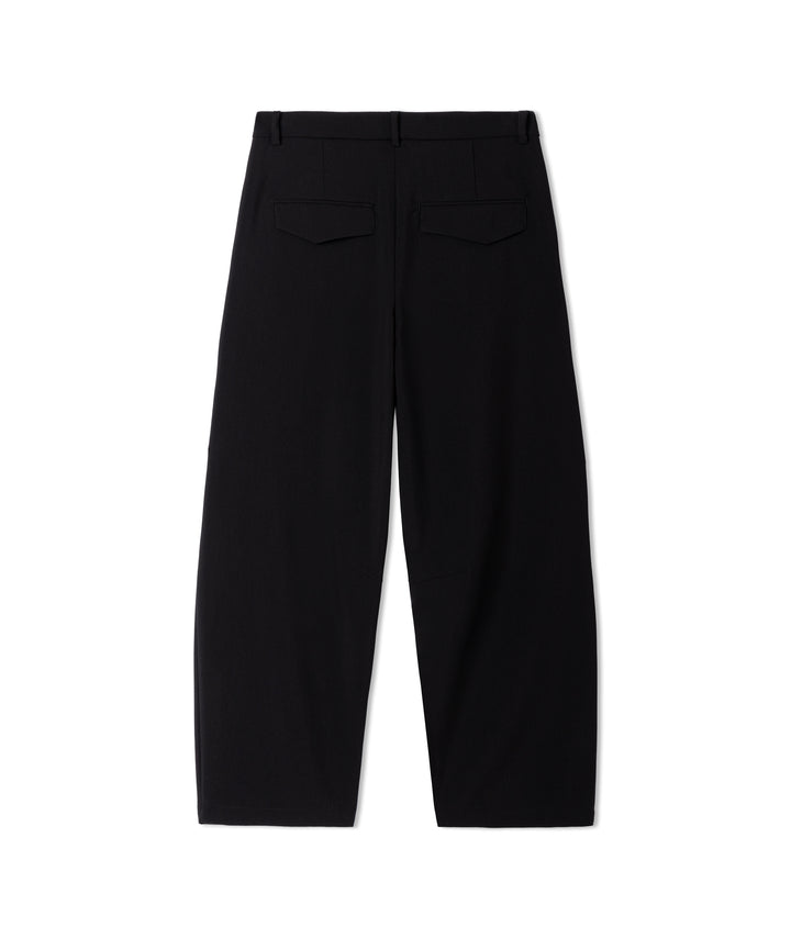 EDITA BARREL CROPPED PANT (BLACK) - CAMBIO