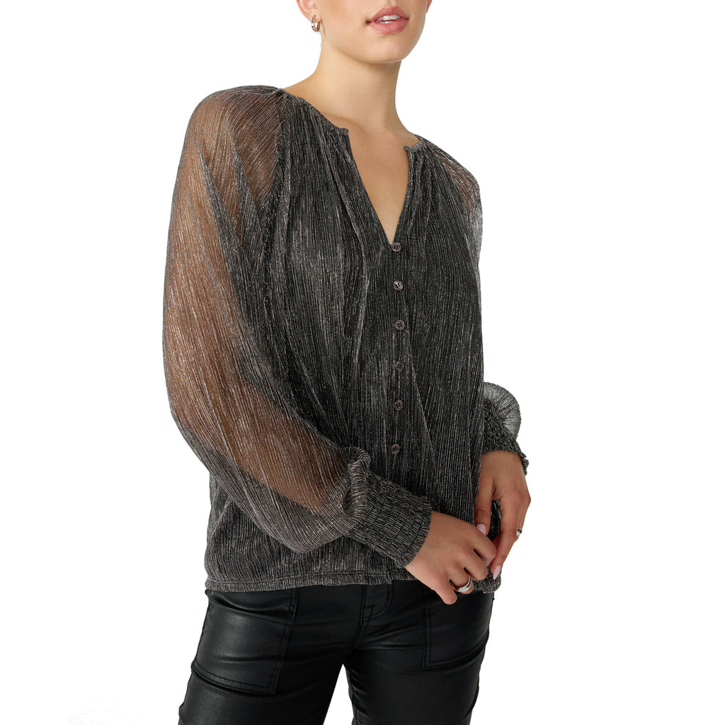 LOVE ALWAYS METALLIC BLOUSE - SANCTUARY