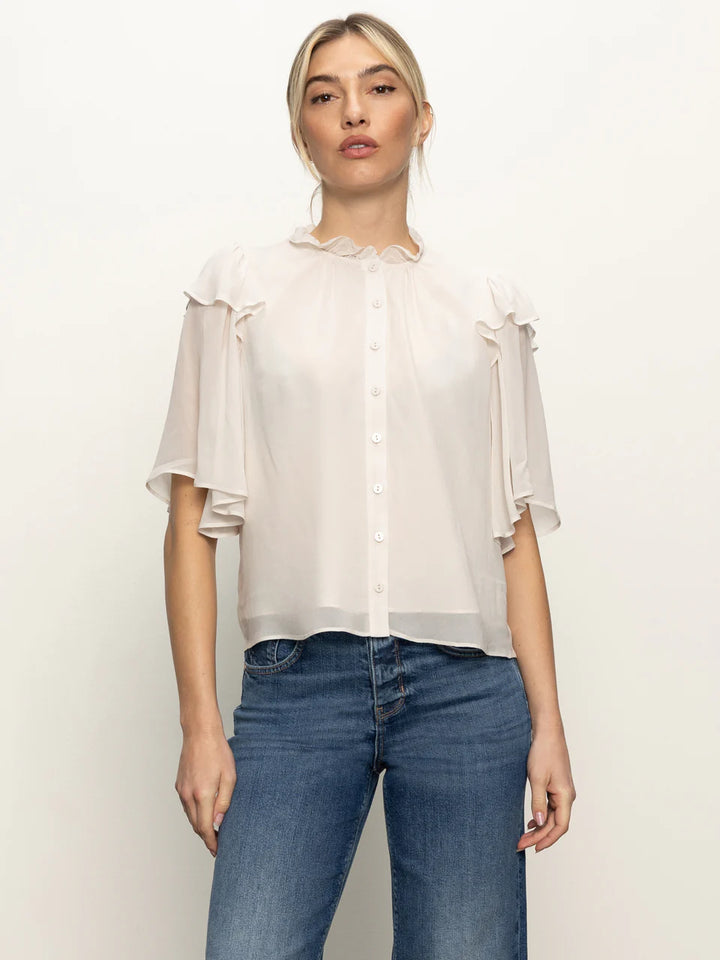 DEJA VU FRILL BLOUSE - SANCTUARY