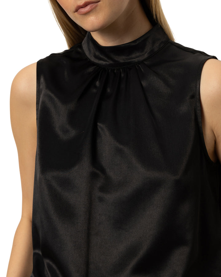 LATE NIGHT SATIN TANK (BLACK) -SANCTUARY